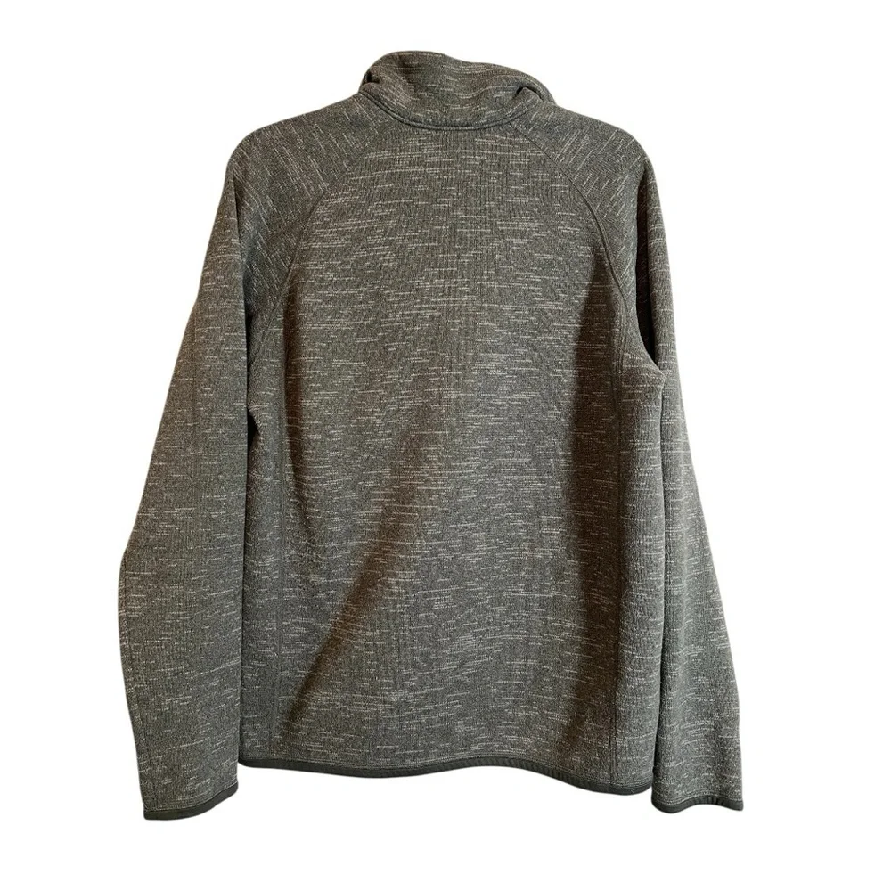 Patagonia Grey Mens Better Sweater 1/4 Zip Fleece Pullover Size Medium - Picture 4 of 5